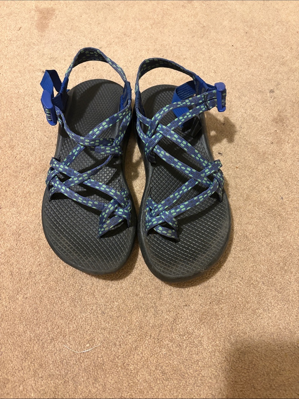 Blue Strappy Outdoor Chaco Sandle